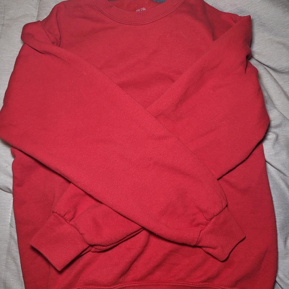 Fruit of the Loom Vibrant Red Crewneck Sweater